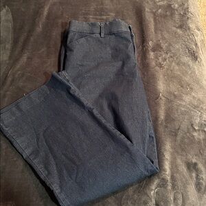 Lee Women's Navy Flare Jeans